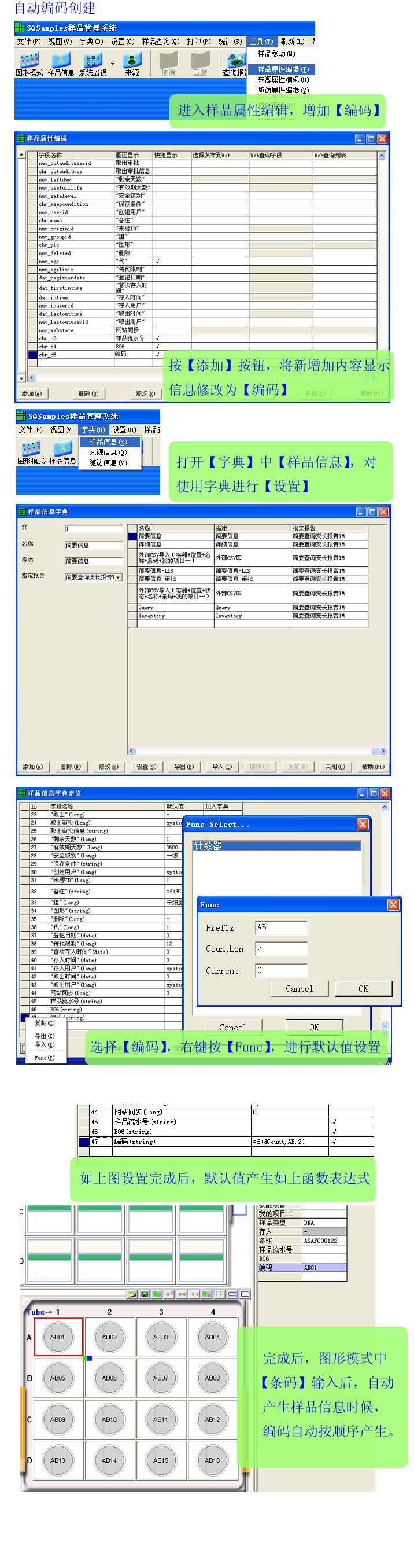 �Զ����봴��